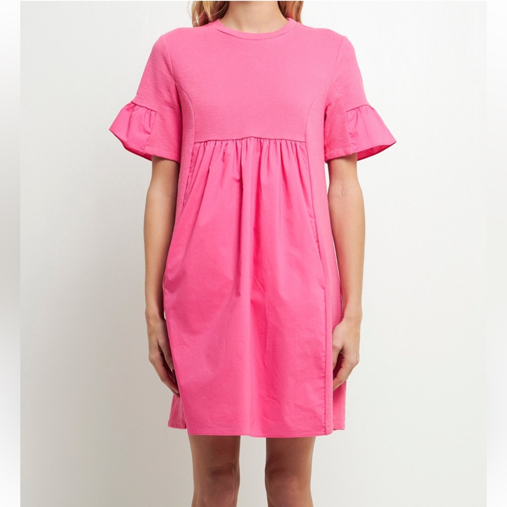 English Factory Women's Solid Mini Dress
